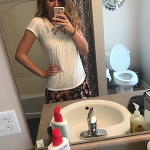 Mossimo White Dressy Shirt